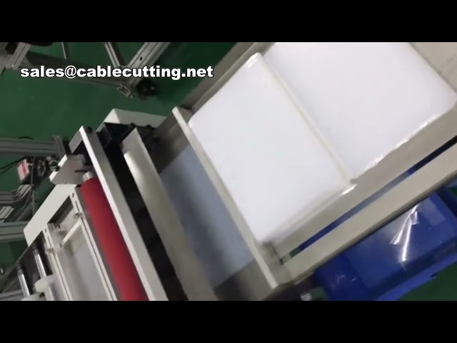 Máquina Cortadora Automática de Cinta Elástica de Nailon con Gancho y Bucle - Ancho 400mm