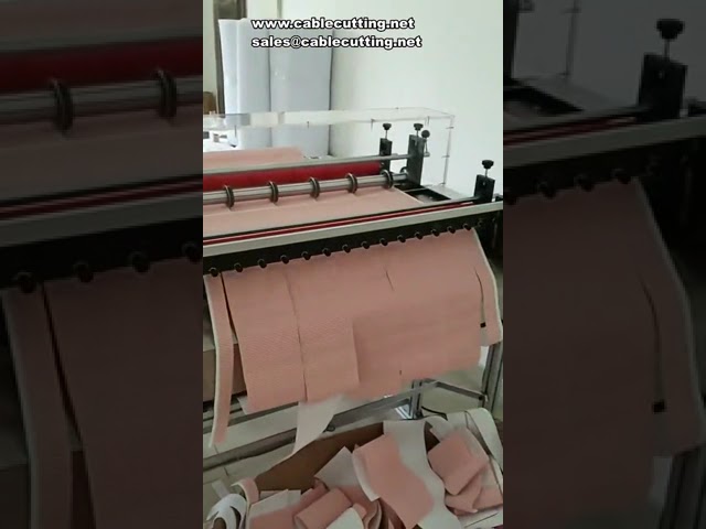 Máquina de corte transversal CNC automática para tela no tejida | Cortadora de tela para mascarillas con cuchilla de aire