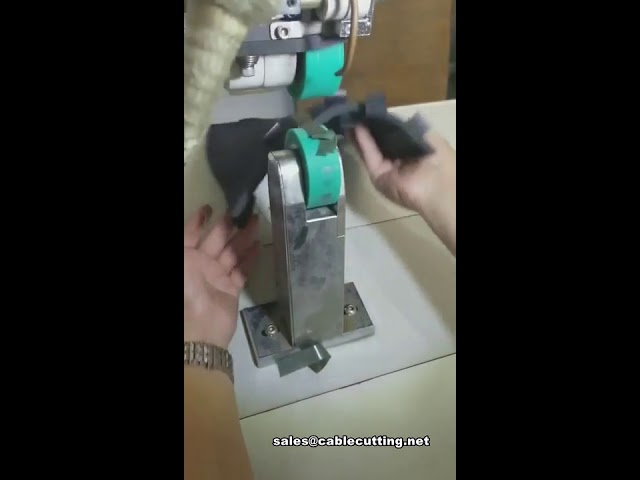 Máquina selladora de costuras por aire caliente para pruebas de materiales