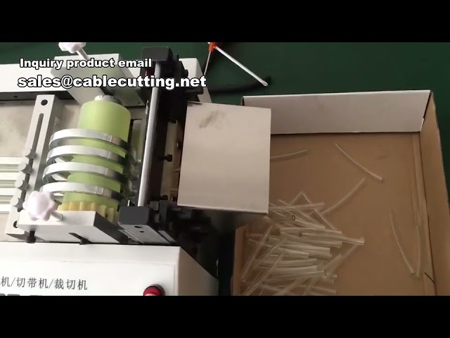 Máquina de Corte de Tubos de PVC y Manguitos Termorretráctiles para Arneses Automotrices