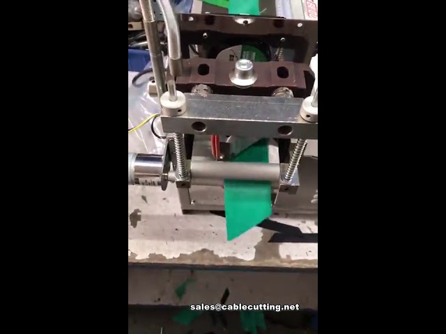 Máquina cortadora automática de cinta y cinta adhesiva, corte a 45° para webbing industrial