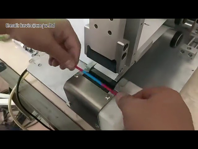 Máquina etiquetadora de bobinado de alambre con venta directa de fábrica: etiquetado de cables DC y datos con código de barras