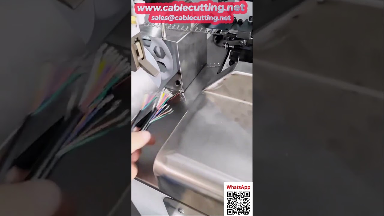 Máquina todo en uno para pelar y crimpar cables multinúcleo – Eficiencia y automatización
