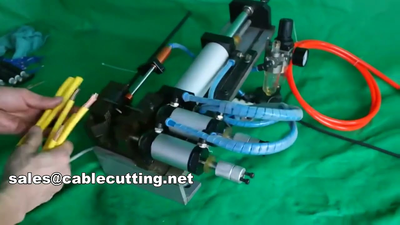 pneumatic benchtop wire stripping machine WPM-315