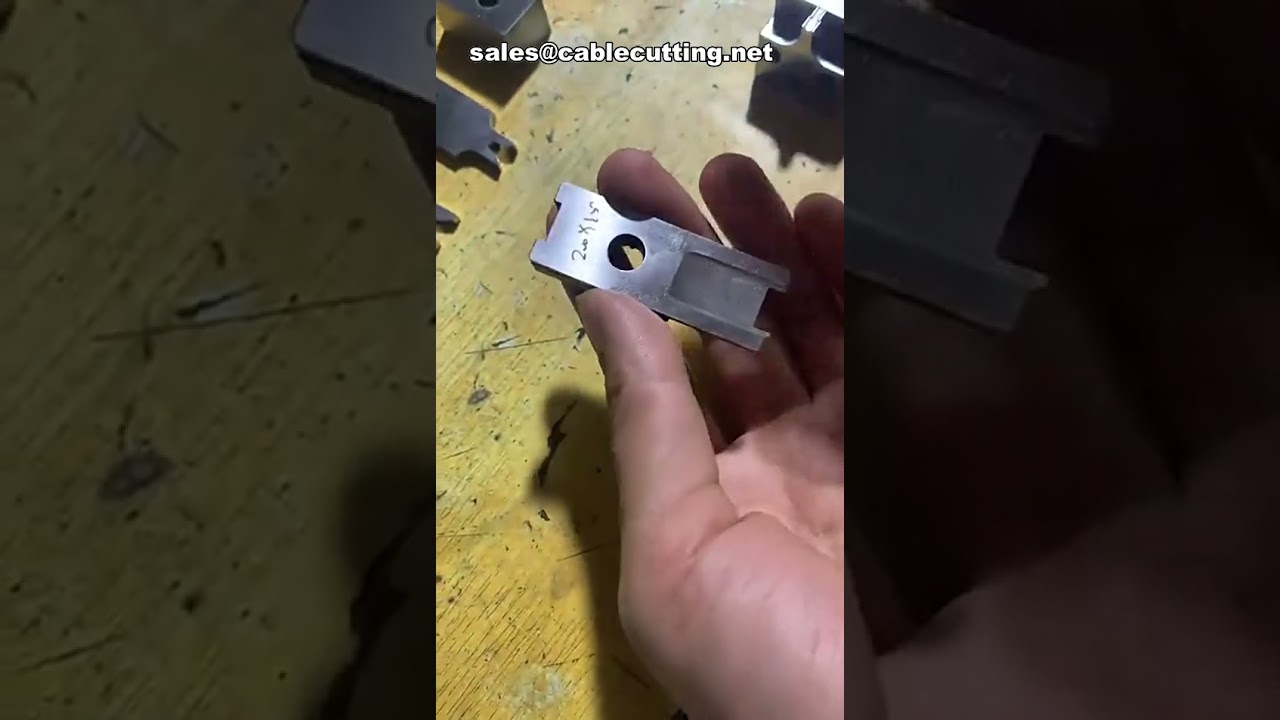 Molde Personalizado de Cuchilla para Terminales de Prensado en Frío | Cuchilla de Corte para Crimpado Automático