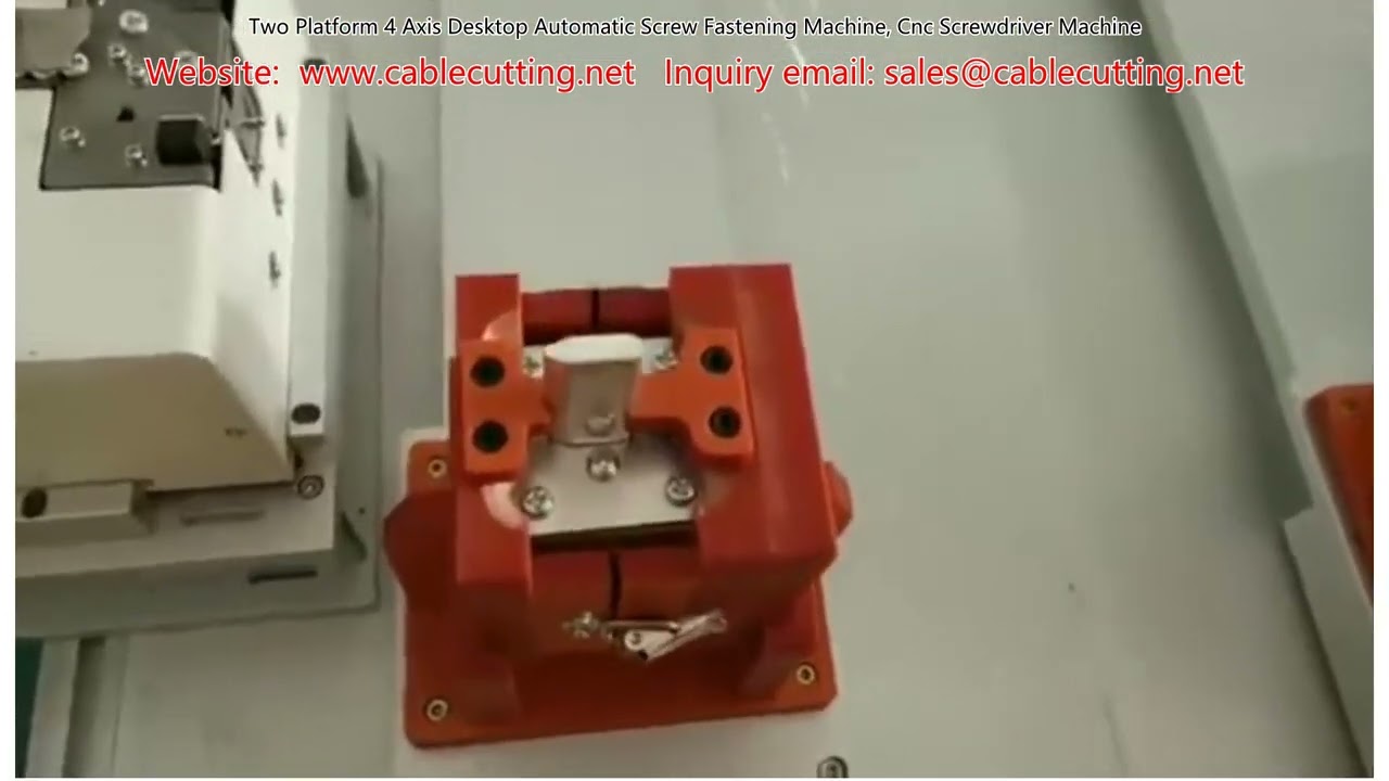 Máquina Atornilladora Automática de 4 Ejes y Dos Plataformas - CNC de Escritorio para Ensamblaje de Precisión