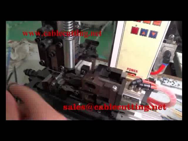Semi auto side feed stripping and crimping machine wpm-2008a2