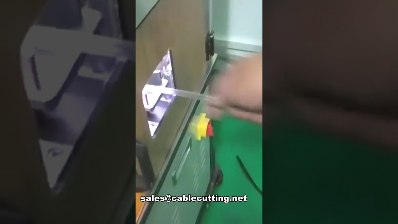 Enhebradora automática para fundas trenzadas en cables y alambres