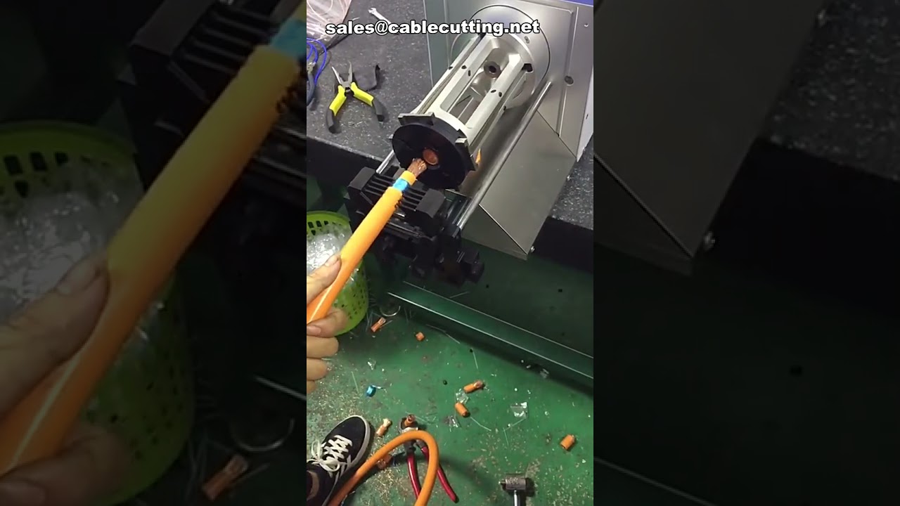 Equipo de Pelado de Cables y Marcador de Alta Temperatura - Peladora Rotativa Demostración