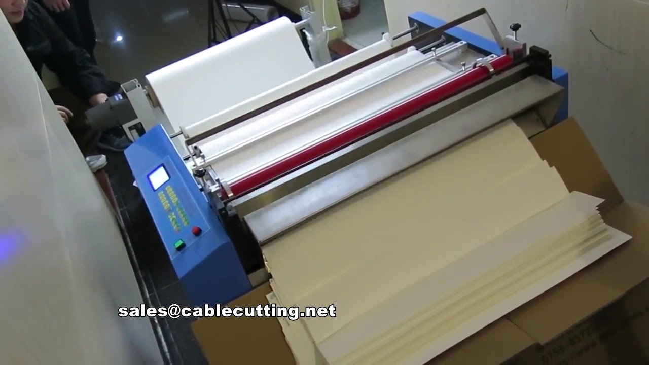Automatic hot stamp paper cutting machine, 700mm width solar panel cutting machine