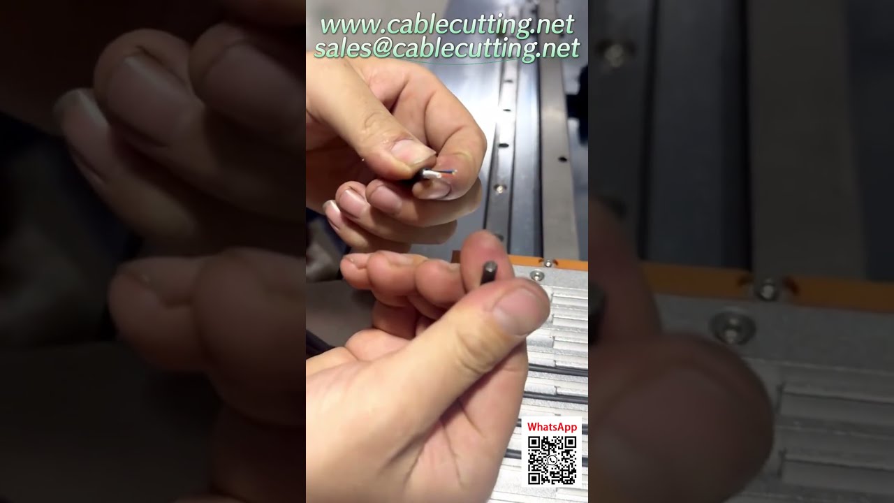 Peladora de cables por láser sin contacto: Protege el conductor interno sin daños