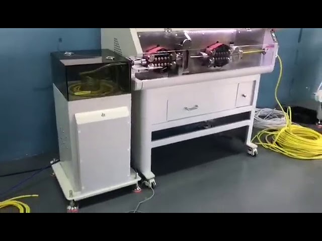 Máquina totalmente automática de corte y pelado de cables multipolares con bobinador WPM 680-3