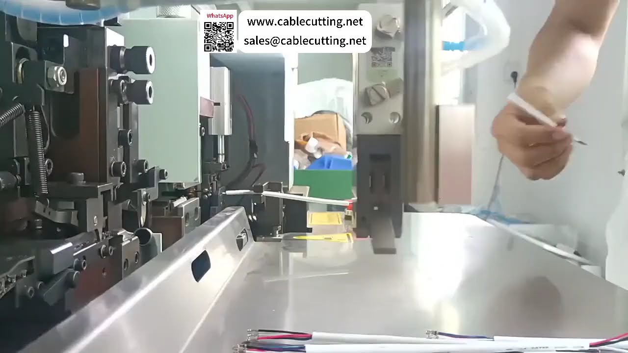 Pelacables y Crimpadora de Cables Multinúcleo de Cubierta Redonda - Herramienta Automática de Pelado y Crimpado de Cubierta Exterior
