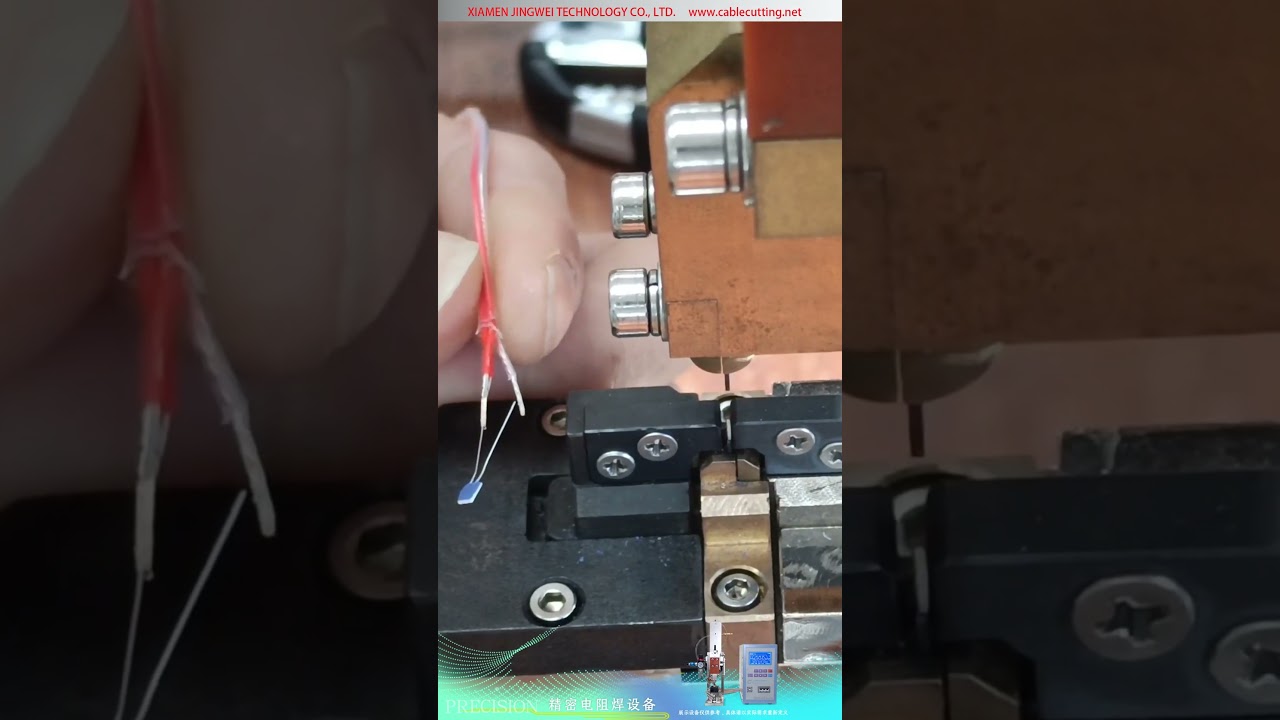 Máquina de Soldadura por Puntos de Precisión para Cables del Elemento del Detector de Temperatura por Resistencia de Platino PT100