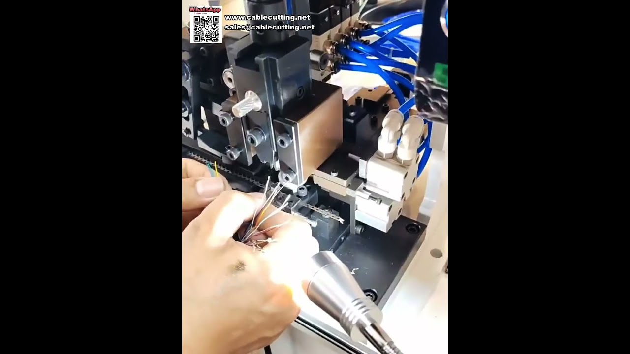 Máquina de pelado y crimpado de cables individuales, alta velocidad y precisión, reemplaza el procesamiento manual