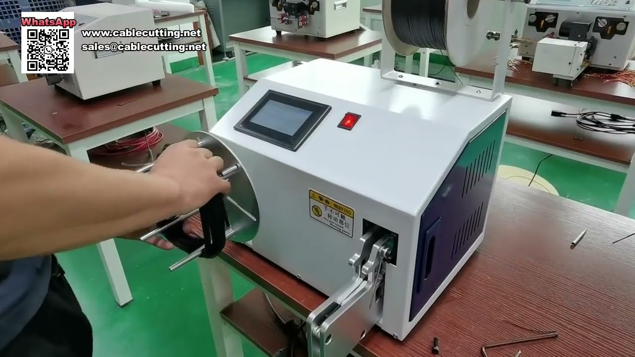 Máquina de Bobinado y Atado Modelo 530 para Cables de 3 Metros | Procesamiento Rápido de Alambres