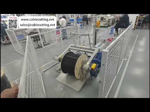 Máquina Desenrolladora de Alambre de 300 kg con Valla de Seguridad para Operaciones Industriales Seguras