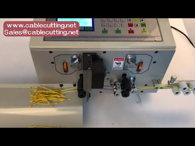 Máquina automática de corte, pelado y decapado de cables USB, cinta y alimentación