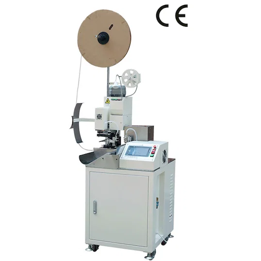 Máquina Automática para Cortar, Pelar, Trenzar y Engarzar Cables WPM-158