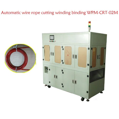 Máquina Automática para Cortar, Bobinar y Atar Cable de Acero WPM-CRT-02M