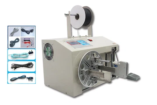 Máquina Bobinadora y Atadora de Cables Compacta WPM-210