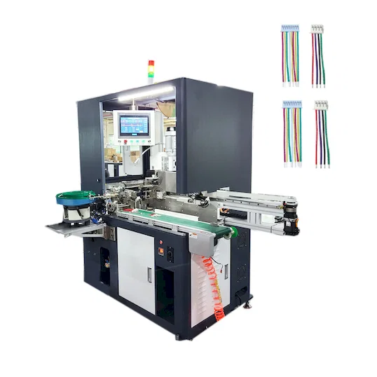 Máquina Automática de Engarce e Inserción en Carcasa para Cables WPM-5505