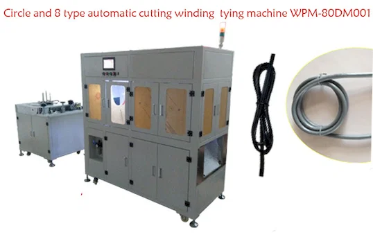 Máquina Automática para Cortar, Bobinar y Atar en Círculo/Forma de 8 WPM-80DM001