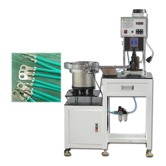 Engarzadora con Alimentador Vibratorio para Terminales Sueltos WPM-160 Thumb