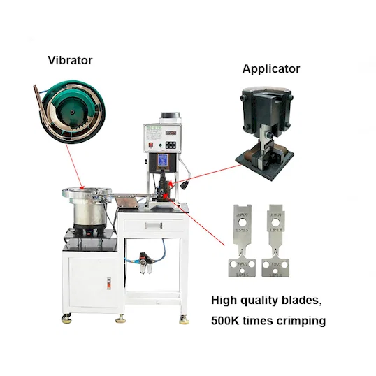 Engarzadora con Alimentador Vibratorio para Terminales Sueltos WPM-160 Thumb