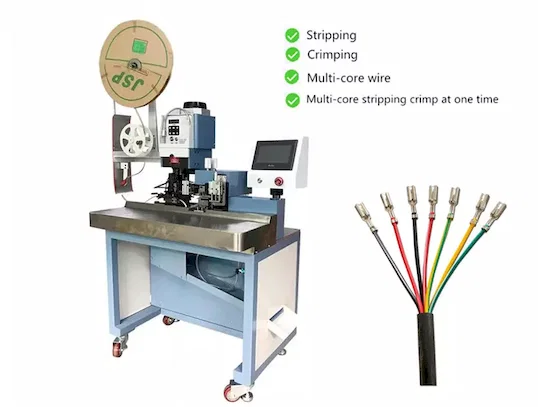Máquina para Pelar Cable Multinúcleo y Engarzar Ferrules WPM-32