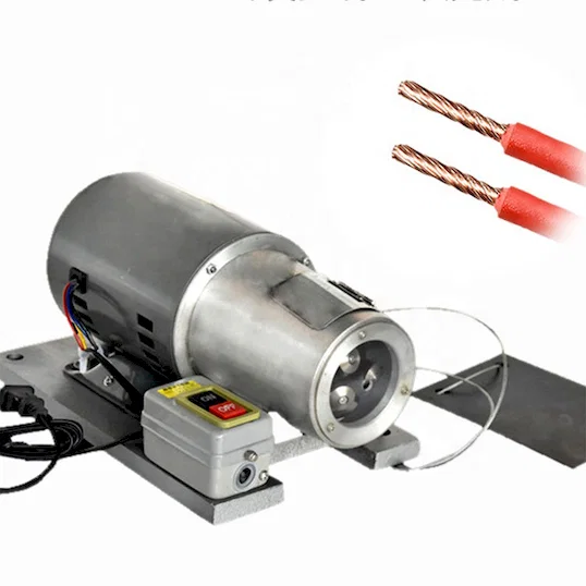 Máquina Semiautomática Peladora y Trenzadora de Cables de Alto Rendimiento WPM-191