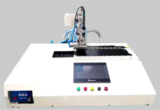 Máquina de Soldadura Semiautomática para Componentes Electrónicos WPM-141