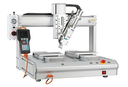 Sistema Dispensador Automático de Pegamento AB de 3 Ejes