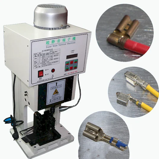 Máquina Engarzadora de Terminales Semiautomática Industrial WPM-4000S